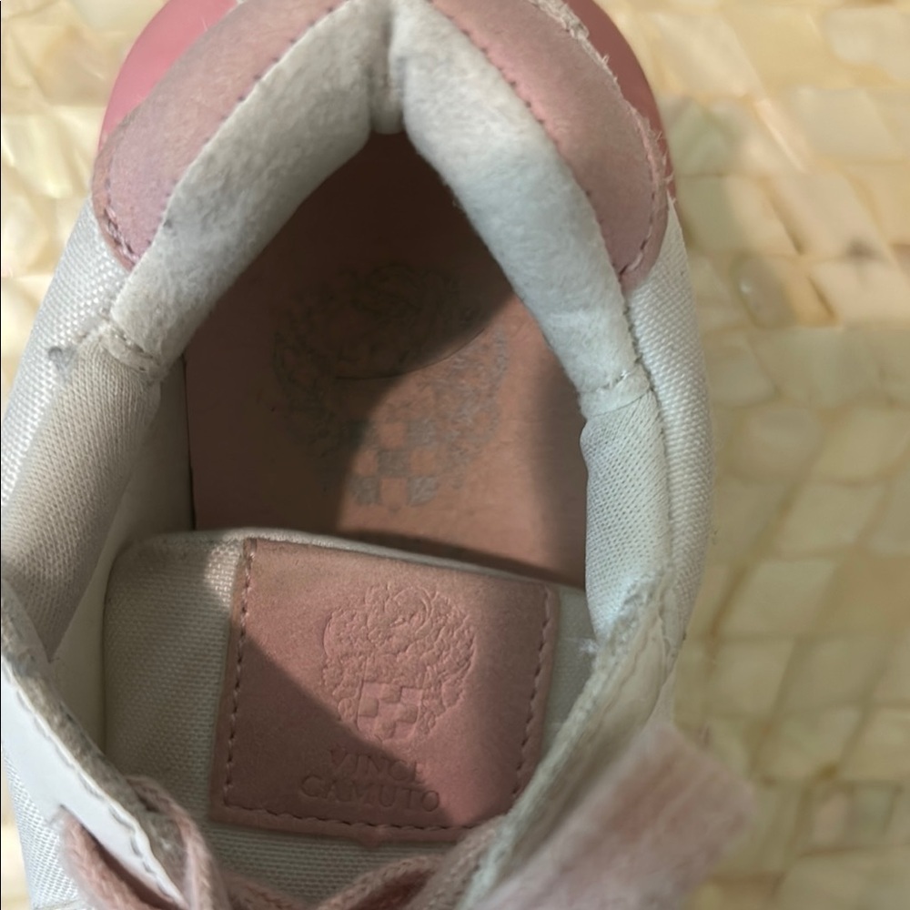 White and Pink Sneakers by Vince Camuto - Picture 7 of 9